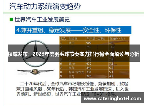 权威发布：2023年度羽毛球节奏实力排行榜全面解读与分析